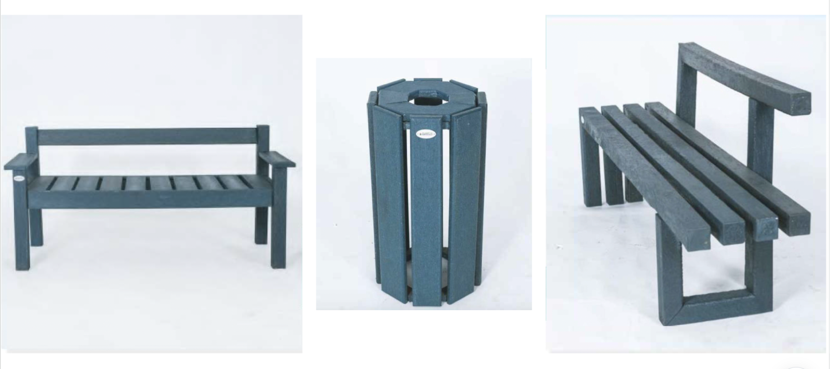 Recycled furniture prototypes